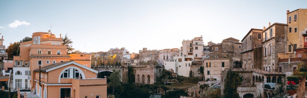 View of the town of Tivoli